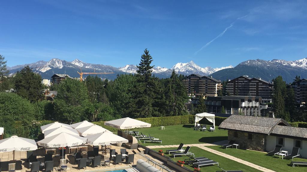 Apartment 24 Hotel Etrier Pool & Spa Crans-Montana Exteriör bild